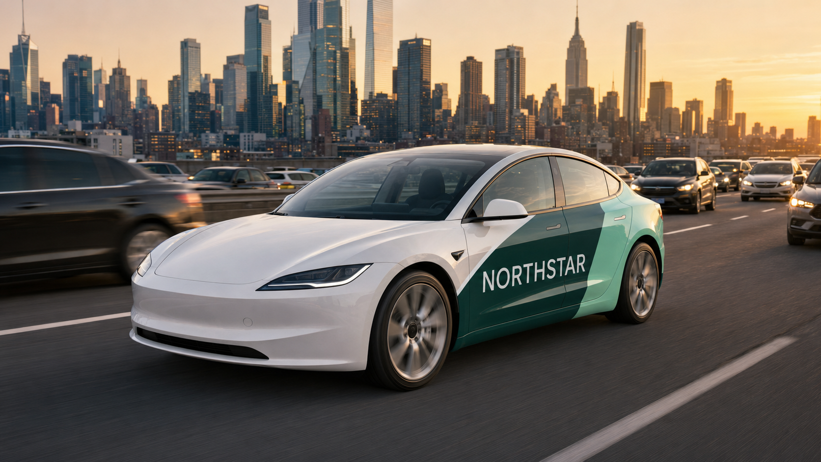 Reach the daily commuter vehicle advertising concept